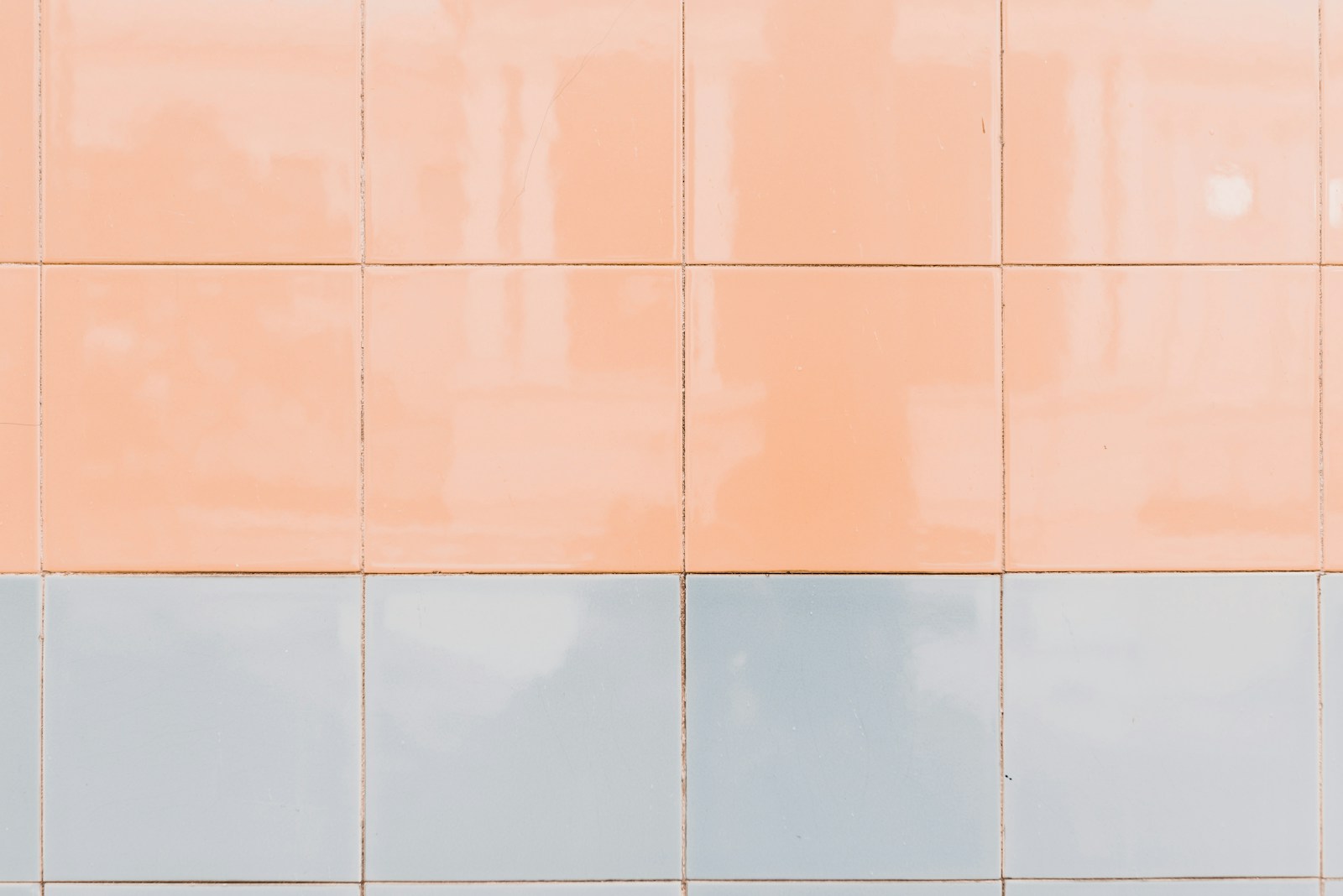 blue and orange wall