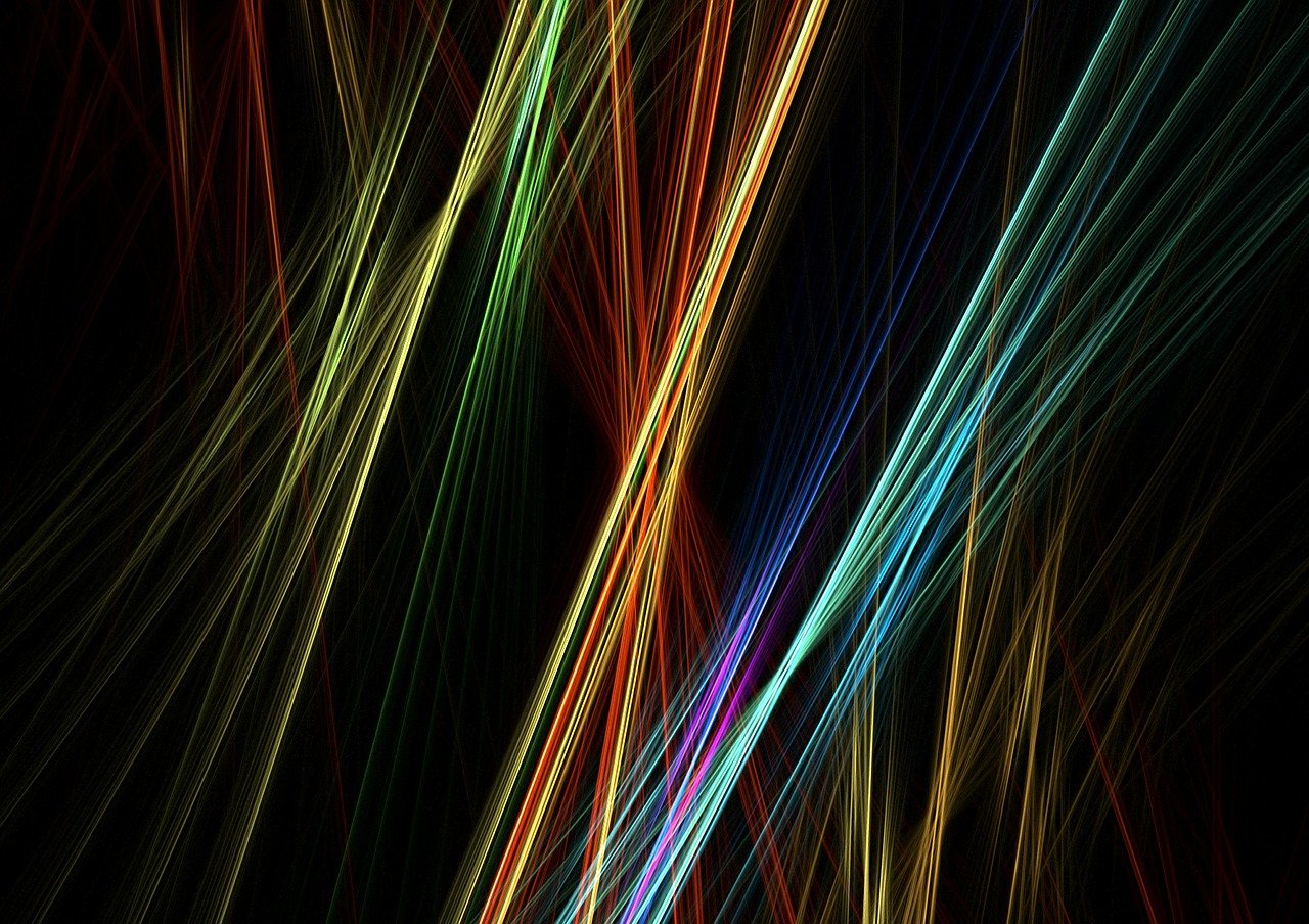 lines, shine, background